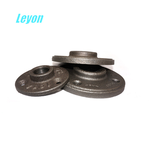 Leyon FM UL Rebordes de piso maleable del hierro negro Reborde el conector de reborde machined roscado - Product Image 5