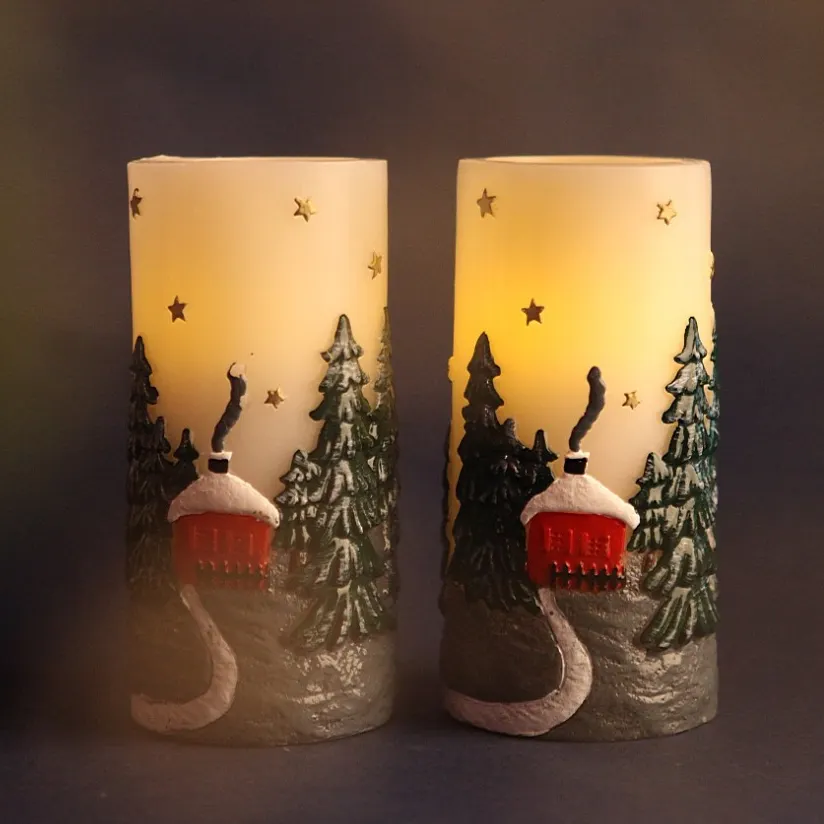 Nuovo disegno LED candele Di Natale Led lume di candela candela elettronica