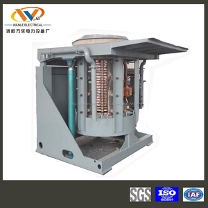 5 ton hidráulico yugo magnético eléctrico de inducción de acero máquina de fusión - Product Image 1