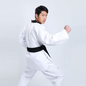 Uniforme de maître Taekwondo, uniforme noir/blanc pour les Arts martiaux - Product Image 6