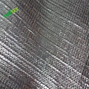 95% Reflective Aluminum Shade Cloth 82m*4.3m, silver Thermal screen and sun shading net for garden cover