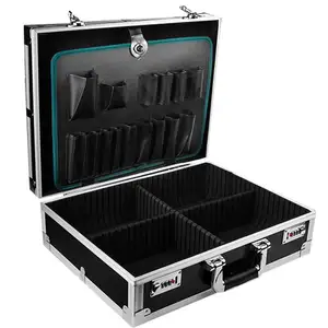 Fashion Aluminum Suitcase Flight Case For Tools Trolley Case For Nail Beauty Factory In China