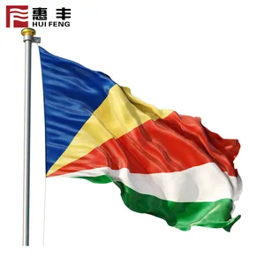 Pantalla del OEM impresión país azul amarillo rojo seychelle bandera, Bandera de Mauricio