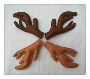Custom He felt Christmas Reno Antlers Cars - Product Image 3