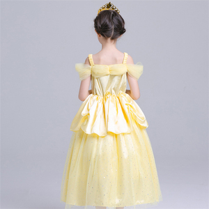 2018 Cosplay Belle princesa niñas vestidos para <span class=keywords><strong>la</strong></span> belleza <span class=keywords><strong>y</strong></span> <span class=keywords><strong>la</strong></span> <span class=keywords><strong>Bestia</strong></span> Partido <span class=keywords><strong>de</strong></span> los cabritos - Product Image 2