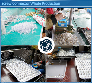 JHTB02 호주 전기 접속함 <span class=keywords><strong>2</strong></span>*6mm 사각형 35A 이중 와이어 스크류 커넥터 황동 케이블 터미널 블록 커넥터 - Product Image 6