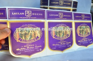 Etichetta di bottiglia di <span class=keywords><strong>vino</strong></span> in carta testurizzata Premium <span class=keywords><strong>per</strong></span> bevande birra caffè bevande energetiche bevande gassate - Product Image 2