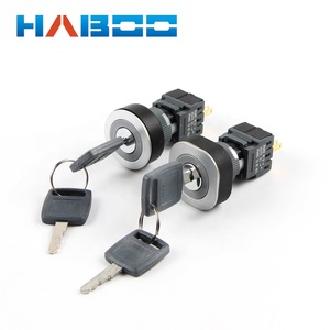 HBC16/22 Serie 2 o <span class=keywords><strong>3</strong></span> posiciones interruptor de enclavamiento 250 V 5A llave 1NO + 1NC - Product Image 5