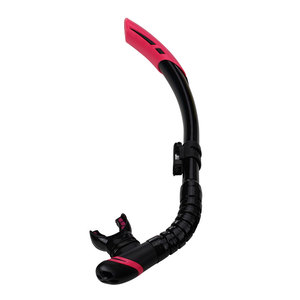 Tubo de silicona rojo negro barato snorkel <span class=keywords><strong>buceo</strong></span> snorkel <span class=keywords><strong>apnea</strong></span> - Product Image 1