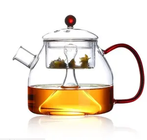 水煮玻璃茶壶手工高硼硅玻璃茶壶茶具批发价格