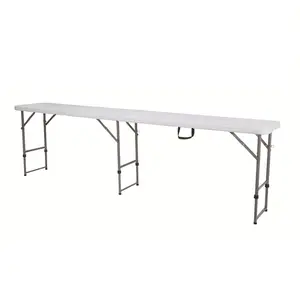 Outdoor tent plastic folding table for adjustable
