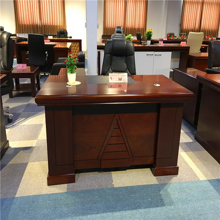 Factory Wholesale Price Office Furniture Wooden L Shape Executive Office Table Design