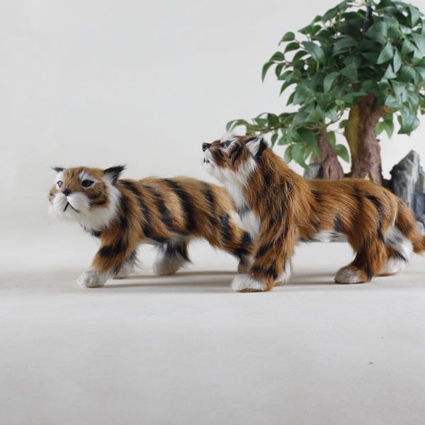 Scare plush soft touch aging Tiger plastic toy