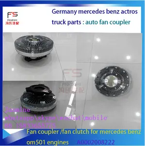 A000 200 8222 Auto Fan clutch/Fan Coulper OM501 untuk jerman mesin truk actros