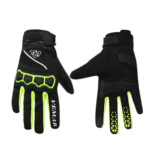 Neue Sommer rutsch feste 3D atmungsaktive Mesh Handschuhe Motorrad Full Size Mann Frau Renn handschuhe