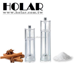 Holar-molinillo de pimienta transparente con rebaba de cerámica, hecho en Taiwán - Product Image 2
