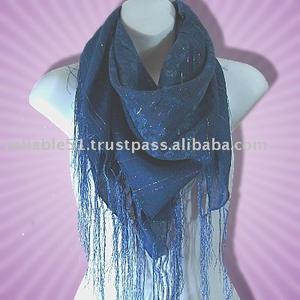 ผ้าพันคอแฟชั่นผู้หญิงผ้าคอตตอน100% ฤดูร้อน, แฟชั่นดอลล่าห์ผ้าพันคอยาวปานกลางมีขอบ - Product Image 3