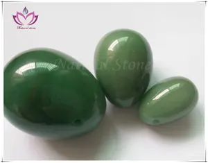 NATRUAL AVENTURINE ine 옥 EGGS 케겔 마스터 섹스 토이 케겔 운동 무게 케겔 볼 섹스 제품