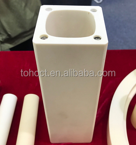 أنبوب سيراميك منحني من الألومينا بنسبة 99% بلون وردي فاتح - Product Image 6