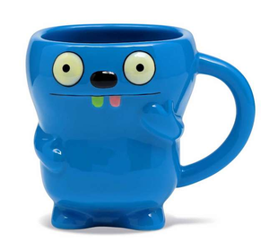 Creativo 3D Little Monsters diseño color azul esmaltado de cerámica cara <span class=keywords><strong>animal</strong></span> taza. - Product Image 1