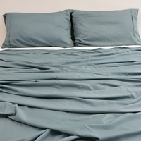 Housse de couette en fibre de bambou, ensemble de literie/draps de lit en bambou, vente en gros