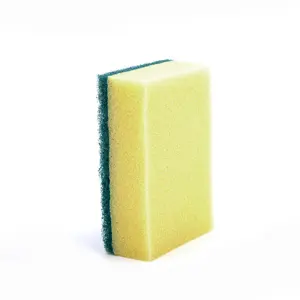 DH-A1-11 Eco Friendly Kitchen Dish Scouring Pad Scrubber Cleaning Sponge With Polyester