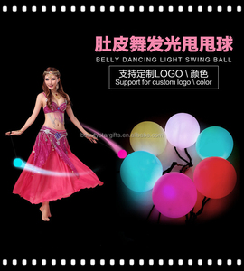 Hochwertiger, Farbwechselnder LED-Leuchtpoi-Ball mit Schnur, LED-Blinkball für Weihnachten, Direkt vom China-Hersteller - Product Image 3