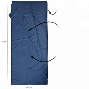 Woqi ถุงนอนผ้าไหมน้ำหนักเบาสำหรับใช้ในร่มขนาด220*90ซม. - Product Image 2