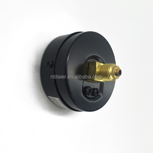 축 방향 <span class=keywords><strong>50mm</strong></span> 블랙 스틸 압력 게이지 압력계 - Product Image 2