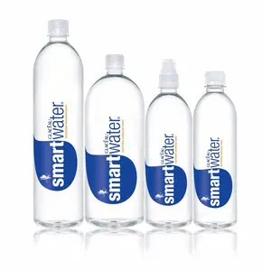 PET film printed water bottle label sticker smart water label pet water bottle label