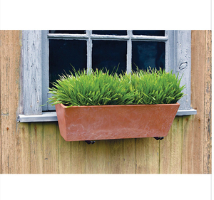 <strong>Rectangle</strong> Terra Box <strong>Planter</strong> Small Terracotta Flower Pot <strong>Planters</strong> Plain Design for Indoor Outdoor Home Garden Decoration Nursery - Product Image 2