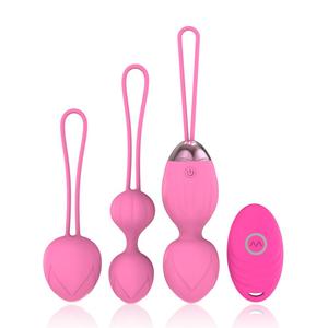 Y. Love Vrouwen Kegel Ballen Zachte Siliconen Ben Wa Ballen Draadloze Afstandsbediening Vibrerende Eieren Seksproducten - Product Image 1