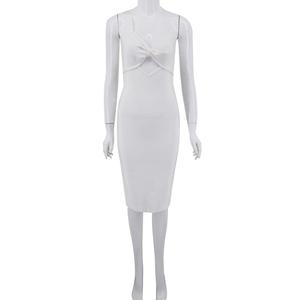 핫 세일 패션 여름 숙녀 섹시한 칵테일 드레스 패션 우아한 저녁 식사 원피스 파티 여성 의류 - Product Image 4