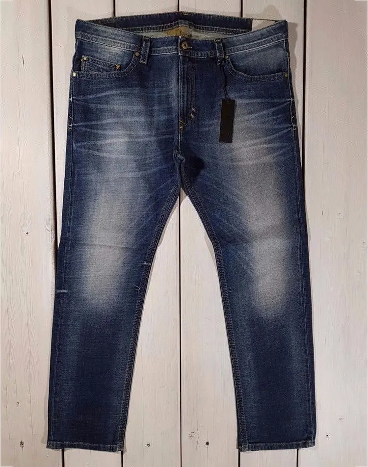 Reale lupo denim jeans di fabbrica cina guangzhou uomini di alta qualità denim filato tinto jeans degli uomini gents jeans pant