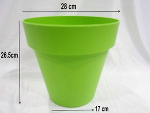Pot en plastique coloré de plante de bonsaï d'injection en gros de planteur avec la <span class=keywords><strong>soucoupe</strong></span> pour la cour de support de fleur d'étude de chambre à coucher - Product Image 4