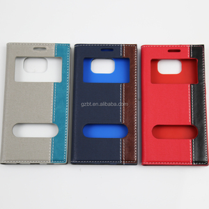 thông minh xem với magent da tổng hợp silicone bội trường hợp cho điện thoại sam thiên hà <span class=keywords><strong>s6</strong></span> cạnh g9250 - Product Image 4