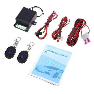 1-Way Car Immobilizer Anti Theft Security System Auto Keyless AlarmとProtection 2 Remote Controller