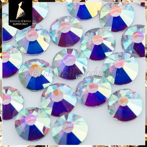 Strass AB en cristal, à dos plat, doré, brillant, <span class=keywords><strong>de</strong></span> Super qualité, 1440 pièces, SS6, sans correcteur, pour Nail Art - Product Image 2