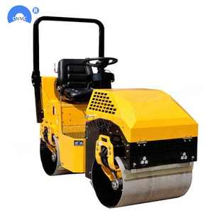 Compactador asférico vibratorio hidráulico de doble rueda de acero para suelo - Product Image 3