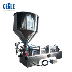 Semi automatische gebak machine crèmevulling/vloeistofzuiger vulmiddel voor verkoop