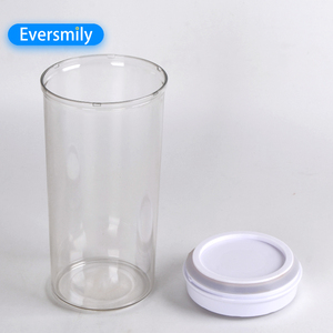 Ensemble de bidons hermétiques de qualité alimentaire en gros 3 pièces récipient de stockage d'aliments en plastique durable frais <span class=keywords><strong>petit</strong></span> stockage de cuisine transparent - Product Image 5