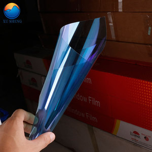 Bleu caméléon auto-adhésif voiture fenêtre teinte Film UV rejet <span class=keywords><strong>anti</strong></span>-déflagrant <span class=keywords><strong>Anti</strong></span>-<span class=keywords><strong>chaleur</strong></span> Premium voiture autocollants - Product Image 4