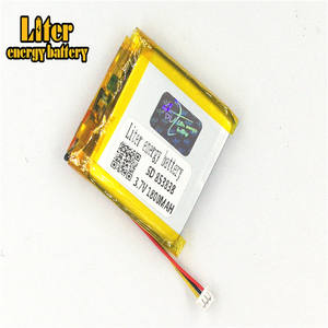 Connector 1,25-<span class=keywords><strong>3</strong></span> p <span class=keywords><strong>3</strong></span>,7 V 853838 1800 mAh high quality rechargeable Li-ion polymer lithium battery voltage Li-Po Li-polymer battery - Product Image 1