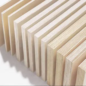 Russian White Birch Multilayer Solid Wood Customized Plywood Sawn Lumber Veneer Multiply Composite Board Sandwich Panels12mm E1