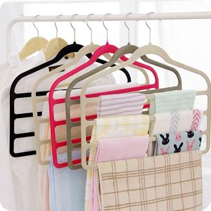 Inspring <span class=keywords><strong>pantaloni</strong></span> multistrato asciugatura floccaggio appendiabiti <span class=keywords><strong>porta</strong></span> <span class=keywords><strong>pantaloni</strong></span> No Slip appendiabiti salvaspazio - Product Image 5