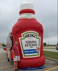 Khổng lồ chai rượu sâm banh <span class=keywords><strong>Inflatable</strong></span> quảng cáo inflatables bắt mắt Pill chai mô hình - Product Image 4