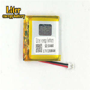 Plug <span class=keywords><strong>2</strong></span>,0-<span class=keywords><strong>2</strong></span> p 3,7 V 504040 1200 mAh rechargeable LiPo battery solar Li ion polymer lithium battery with PCM - Product Image 2
