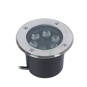 6w Round led underground light IP68 waterproof color light