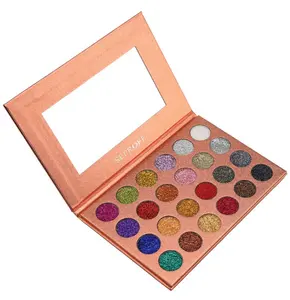 Hot Bán Giấy Chứng Nhận Mỹ Phẩm Mắt Trang Điểm Palette 24 Colors Eye Shadow Glitter Eyeshadow Powder