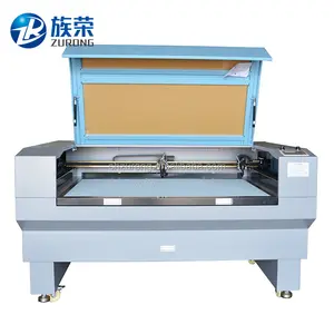 Zurong hot sale big table machine industry use Laser Cutting engraving Machine 1812 100w for wood acrylic rubber leather